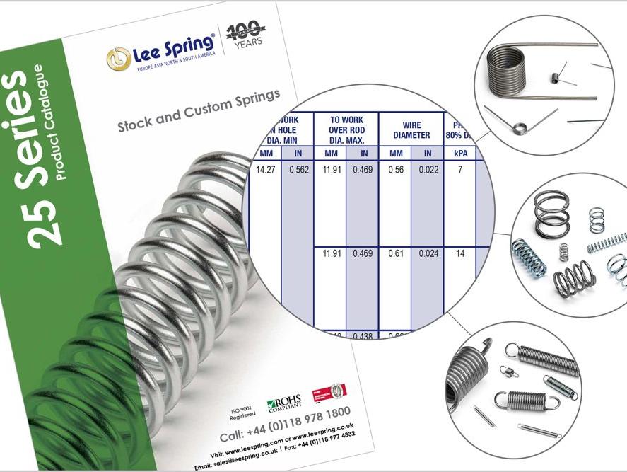 Lee Springs catalogue lists over 2,000 new standard parts - Aerospace  Manufacturing